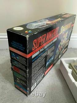 Super Nintendo Entertainement system Snes Console Boxed Starwing bundle Starfox