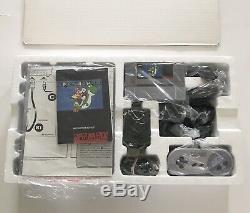 Super Nintendo Entertainment Console System Set SNES Complete in Box NEAR MINT