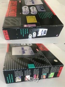Super Nintendo Entertainment Console System Set SNES Complete in Box NEAR MINT