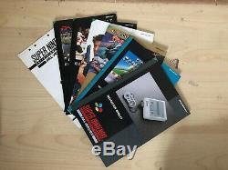 Super Nintendo Entertainment System Console BUNDLE 8 Games + Extras RARE Mint