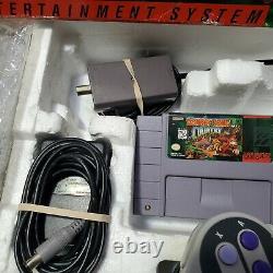 Super Nintendo Entertainment System Console Donkey Kong Country Bundle (SNES)