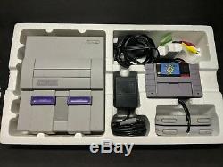 Super Nintendo Entertainment System Gray Console Boxed Super Mario World Bundle