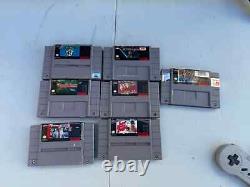 Super Nintendo Entertainment System OG SNES Console SNS-001 Video 7 Games hj71