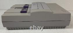 Super Nintendo Entertainment System Orig SNES Console SNS-001 Video Game Bundle