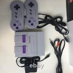 Super Nintendo Entertainment System Orig SNES Console Video Game Bundle