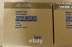Super Nintendo Entertainment System PAL Combined Run Sabre Super Off Road Sealed