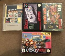 Super Nintendo Entertainment System SNES 5 Game Value Pack With Extras