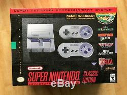 Super Nintendo Entertainment System SNES Classic Edition Mini IN HAND SHIPS NOW