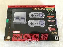 Super Nintendo Entertainment System SNES Classic Edition! Mint condition