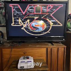 Super Nintendo Entertainment System SNES Console, 2 Controllers, 2 Games TESTED