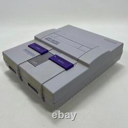 Super Nintendo Entertainment System SNES Console Bundle With 2 Cont & 11 Games