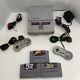Super Nintendo Entertainment System Snes Console Bundle With Games Tested