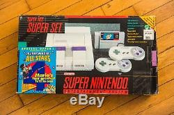Super Nintendo Entertainment System SNES Console Complete in Box