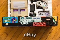Super Nintendo Entertainment System SNES Console Complete in Box