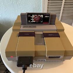 Super Nintendo Entertainment System SNES Console with 9 Video Games Bundle TESTED
