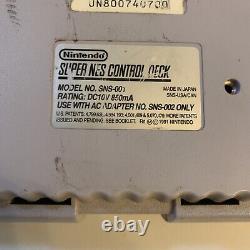Super Nintendo Entertainment System SNES Control Set SNS-001