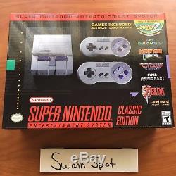 Super Nintendo Entertainment System SNES IN HAND SHIPS NOW Mini NES Console