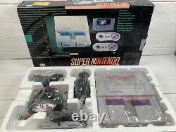 Super Nintendo Entertainment System SNES Launch Console CIB Boxed Box