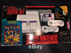 Super Nintendo Entertainment System SNES Mario Kart World Bundle Console New