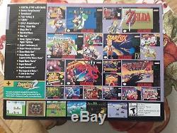 Super Nintendo Entertainment System SNES Mini- Mod 326 games