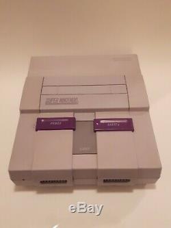 Super Nintendo Entertainment System SNES NES Control Set in Box Tested Works