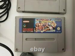 Super Nintendo Entertainment System SNES Street Fighter 2 II Turbo PAL Tested