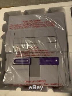 Super Nintendo Entertainment System SNES in Box Brand New! + Game Included