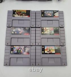 Super Nintendo Entertainment System SNS-001 Controllers, Games & Power Cord