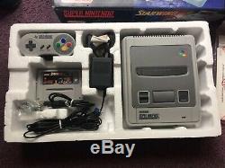 Super Nintendo Entertainment System Star Wing Edition Pack SNES PAL UK SELLER