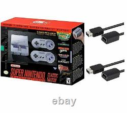 Super Nintendo Entertainment System Super NES Classic Edition + 2 pad cables