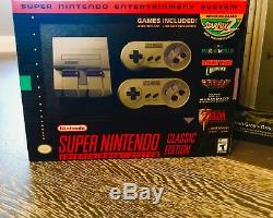 Super Nintendo Entertainment System Super NES Classic Edition SNES MINI Bnew
