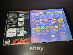 Super Nintendo Game Console Mario World Bundle SNES Complete Excellent