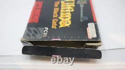 Super Nintendo Game Ultima The Black Gate SNES Game+BOX +MANUAL NO MAP