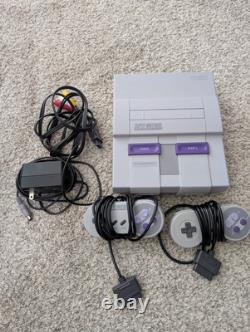 Super Nintendo Games Collection, SNES Console 100% Complete, Works Great