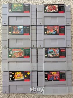 Super Nintendo Games Collection, SNES Console 100% Complete, Works Great