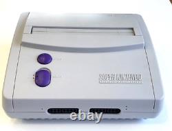 Super Nintendo JR SNES Mini Slim Console 2 game LOT SNS-101 Authentic