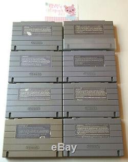 Super Nintendo Lot with CHRONO TRIGGER, LEGEND OF ZELDA, MORE SNES TESTED