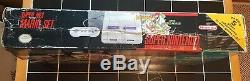 Super Nintendo Mario Set Mario All Stars+Super Mario World SNES Console in Box