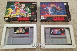 Super Nintendo Might Morphin Power Rangers & Fighting Edition USA Snes