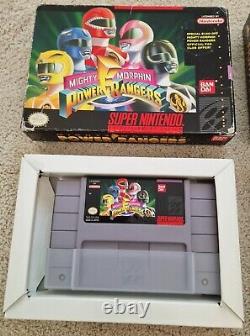 Super Nintendo Might Morphin Power Rangers & Fighting Edition USA Snes