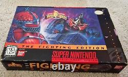 Super Nintendo Might Morphin Power Rangers & Fighting Edition USA Snes