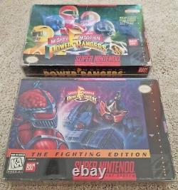 Super Nintendo Might Morphin Power Rangers & Fighting Edition USA Snes