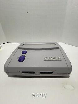 Super Nintendo Mini Jr SNES Console + Hook-ups & Games/ No Controller