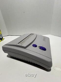 Super Nintendo Mini Jr SNES Console + Hook-ups & Games/ No Controller