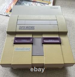 Super Nintendo NES SNES Donkey Kong Set Complete In Box CIB Matching Serial #
