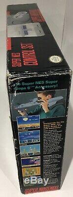 Super Nintendo Nes SNES Console System Box Boxed Complete F-Zero CIB Rare
