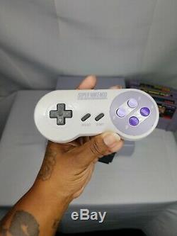 Super Nintendo Origional Consol, Cords, and Controller Donkey Kong SNES Tested
