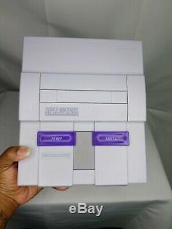 Super Nintendo Origional Consol, Cords, and Controller Donkey Kong SNES Tested