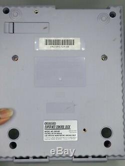 Super Nintendo Origional Consol, Cords, and Controller Donkey Kong SNES Tested