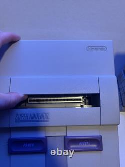 Super Nintendo SNES 1-CHIP 01 Console Set 1CHIP-01 With Games Bundle -Mario